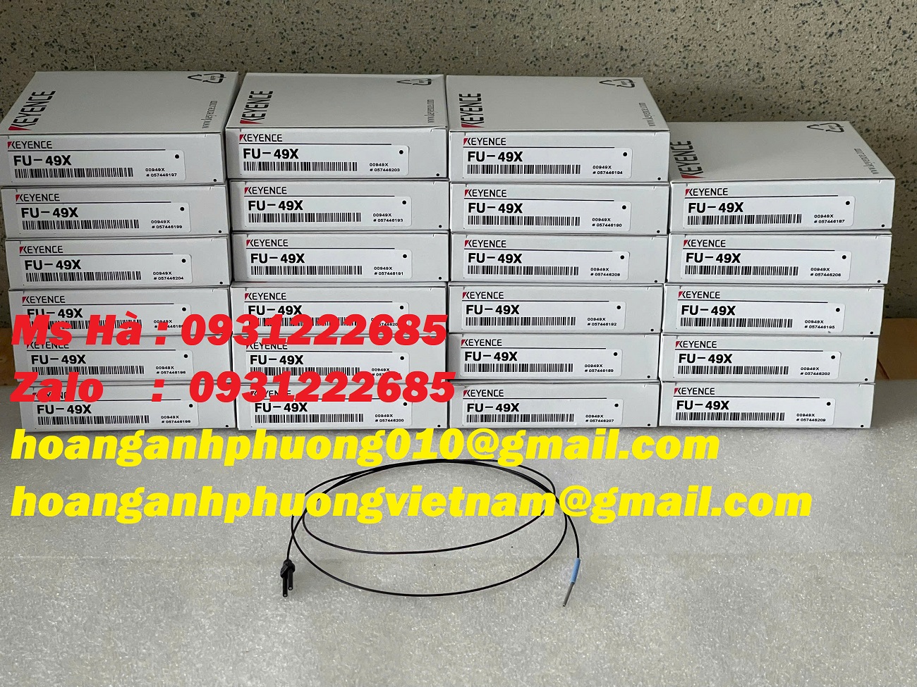FU-49X | Cảm biến sợi quang nhỏ gọn Keyence mới 100%